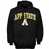 Men's Appalachian State Mountaineers Arch Over Logo Hoodie - Black,baseball caps,new era cap wholesale,wholesale hats